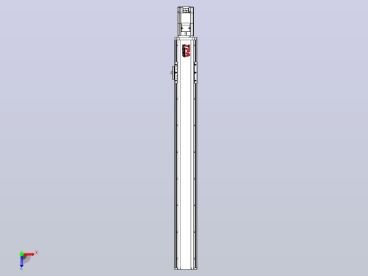 日规模组半封闭丝杆TPA-HNR-85D-1610C-L650-M-Y-P20-N3俯视缩略图