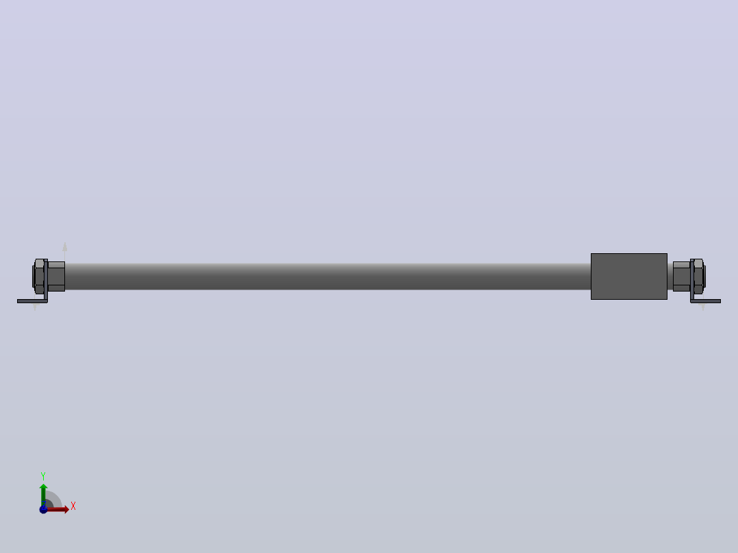 气缸RMS20X450LB前视图