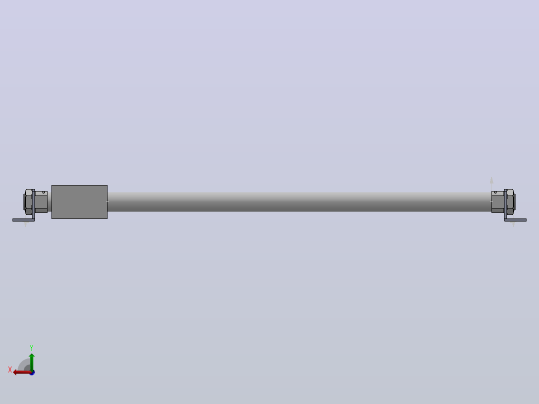 气缸RMS20X450LB后视图