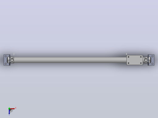 气缸RMS20X450LB俯视缩略图