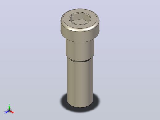 内六角薄头螺钉-具有所有配置的Solidwork零件