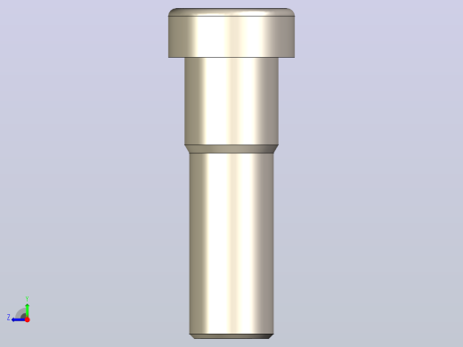 内六角薄头螺钉-具有所有配置的Solidwork零件右视缩略图