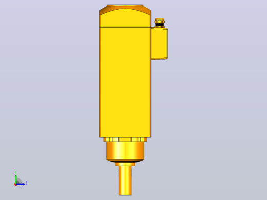 5360C-SF30X68开槽主轴系列手动换刀电主轴[SFM5360C-09-5.5KW-SF]左视缩略图