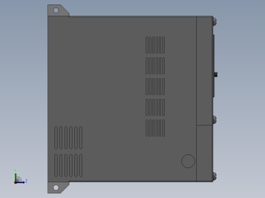 BD360通用高性能开环矢量变频器[BD360-1R5G-2]左视缩略图
