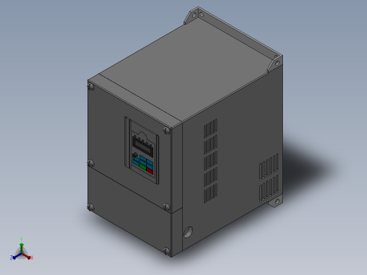 BD360通用高性能开环矢量变频器[BD360-1R5G-2]正等轴测缩略图