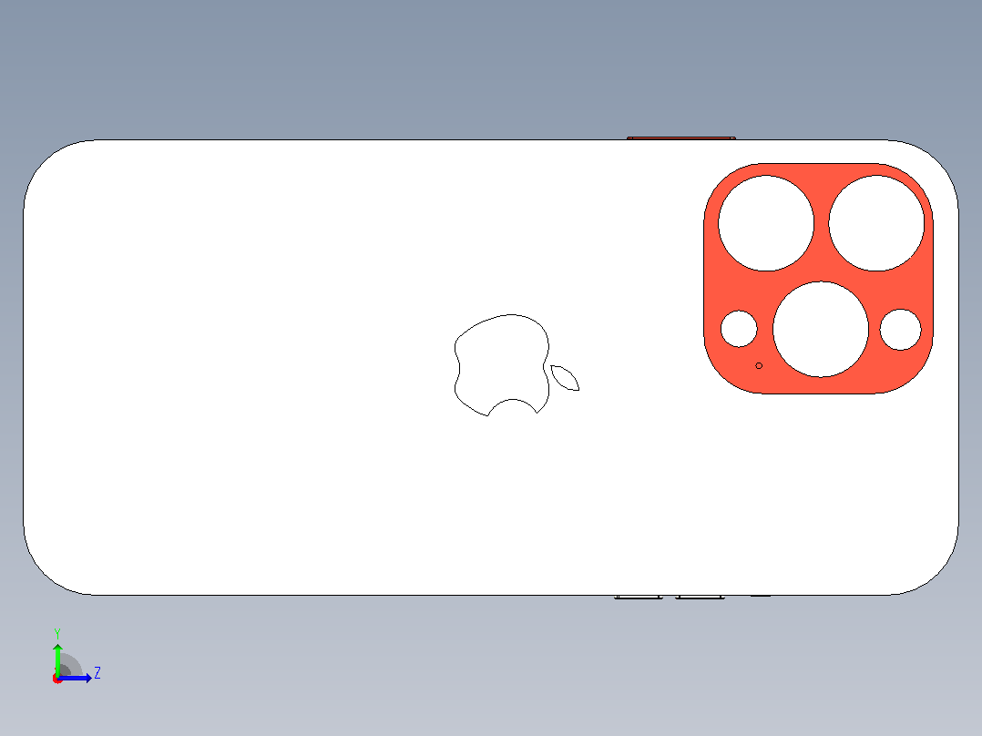 apple iphone  pro定制颜色左视图