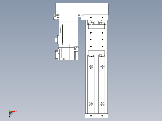 钢基模组TPA-KSR-5002C-200A1-ML-H1俯视缩略图