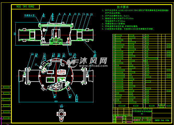 BHG1-315、40010矿用隔爆型高压电缆接线盒全套图纸