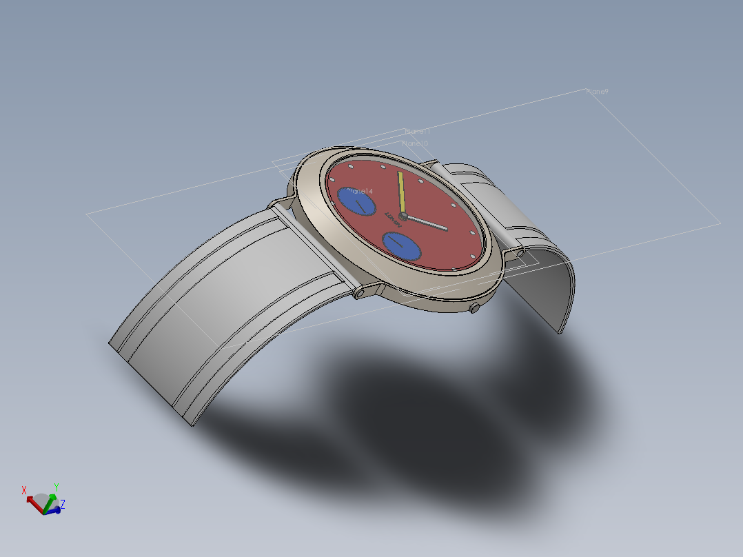 solidworks创意手表设计