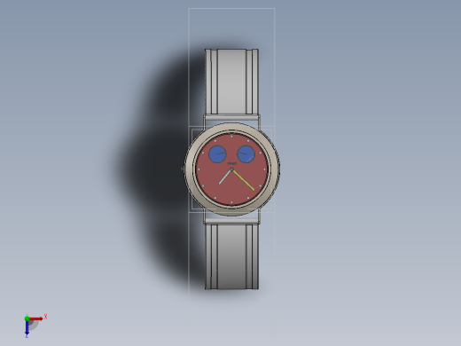 solidworks创意手表设计俯视缩略图