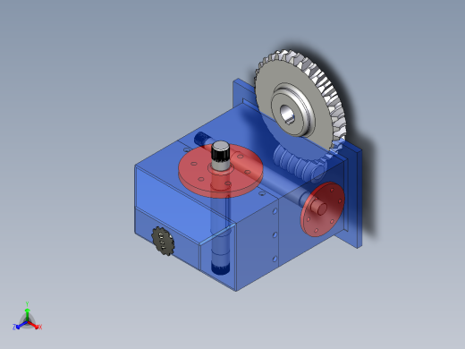 5_Inventor蜗轮减速器