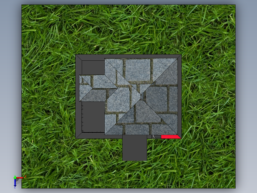 别墅模型图俯视图