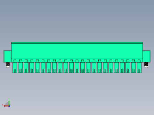DEGSON 15EDG（公头） 3.5mm 螺钉锁紧，插拔式接线端子 FullPack-15EDGKBM-3.5-23P-14-00AH后视缩略图