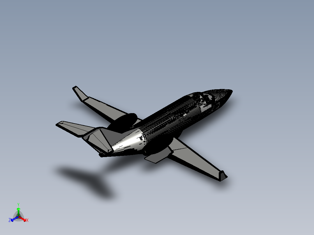 本田哈420喷气式飞机详细模型