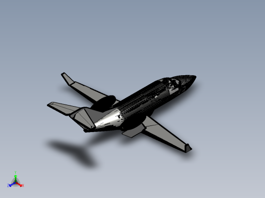 本田哈420喷气式飞机详细模型