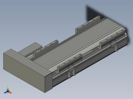 直线模组LHA170-S250-R设计图纸