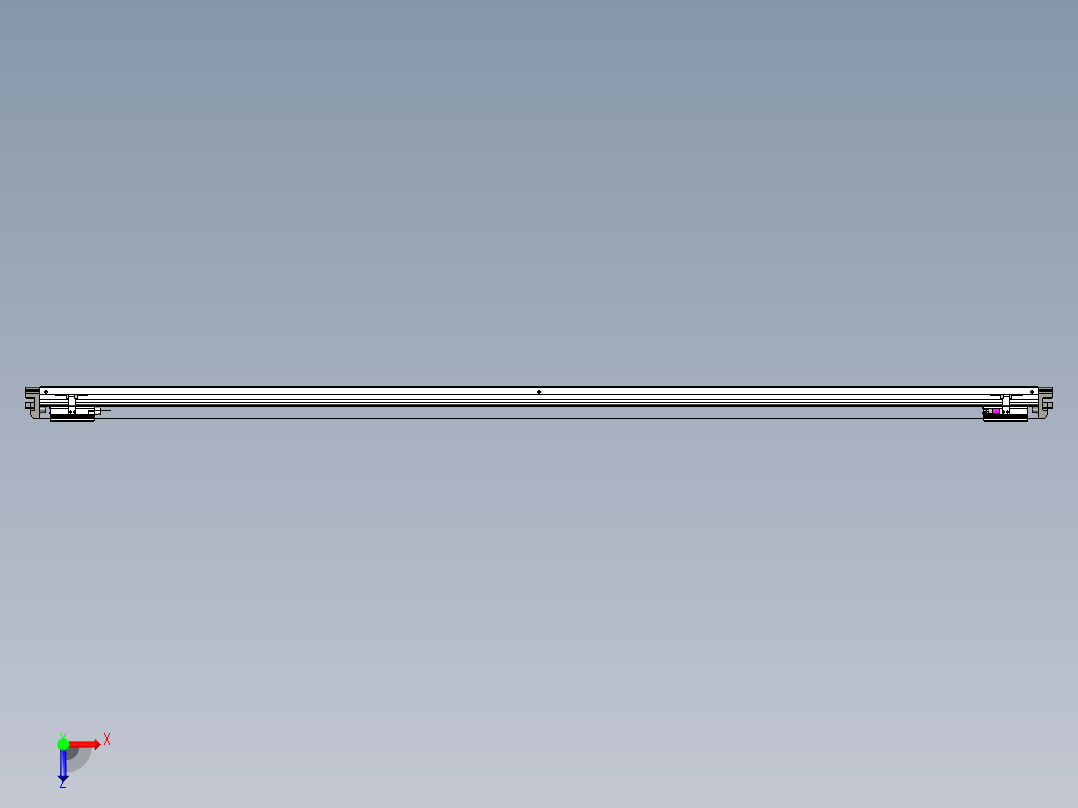 威洛博VL系列直线电机模组-2VL14S1-S2150俯视图