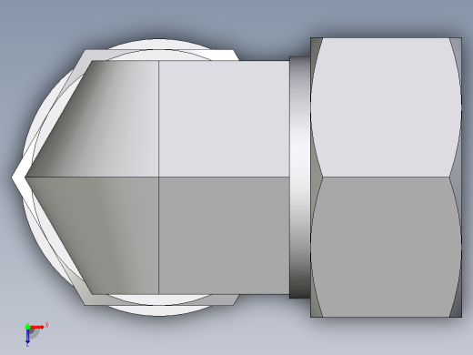 卡套式工业通用硬管接头EO_Adjustable_Locknut_elbow_WEE38SRCF俯视缩略图