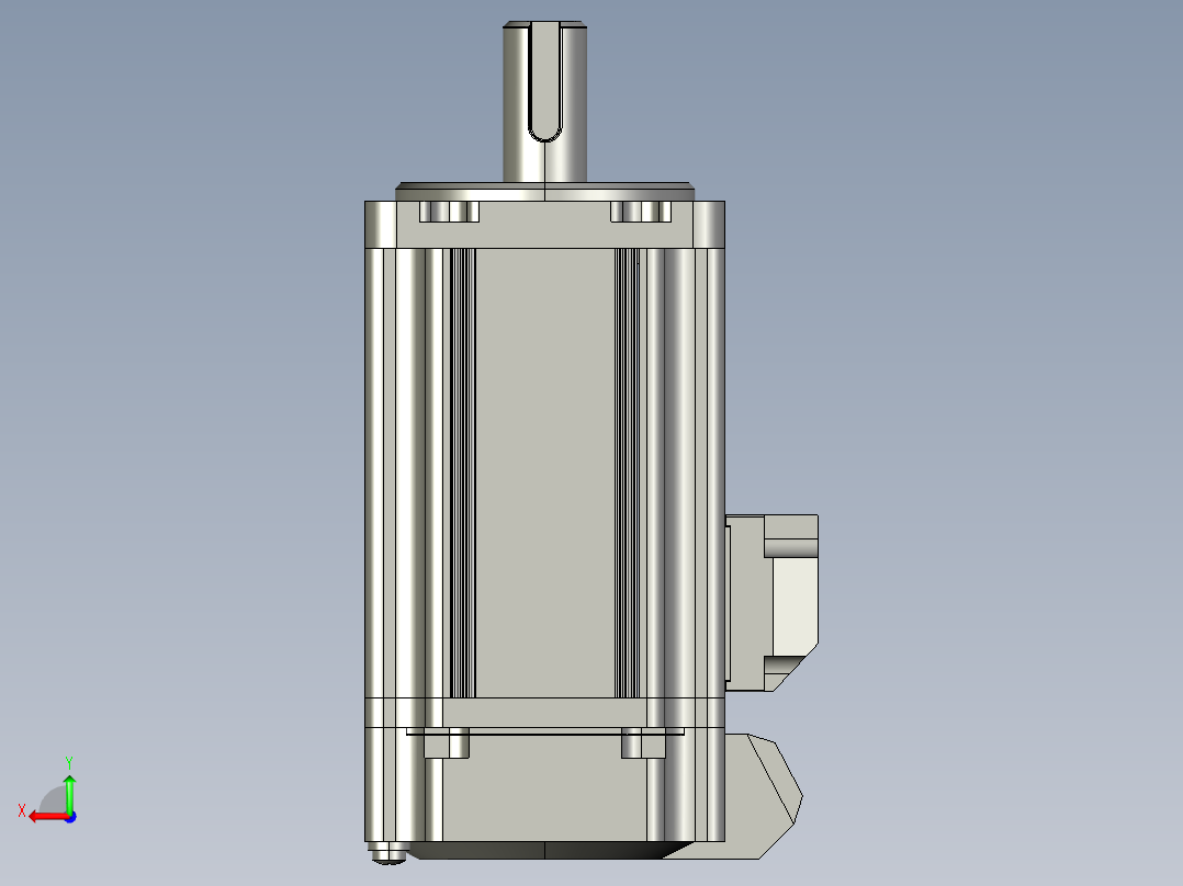 低压伺服电机MF3H-60CS(CM)30B1-504后视图