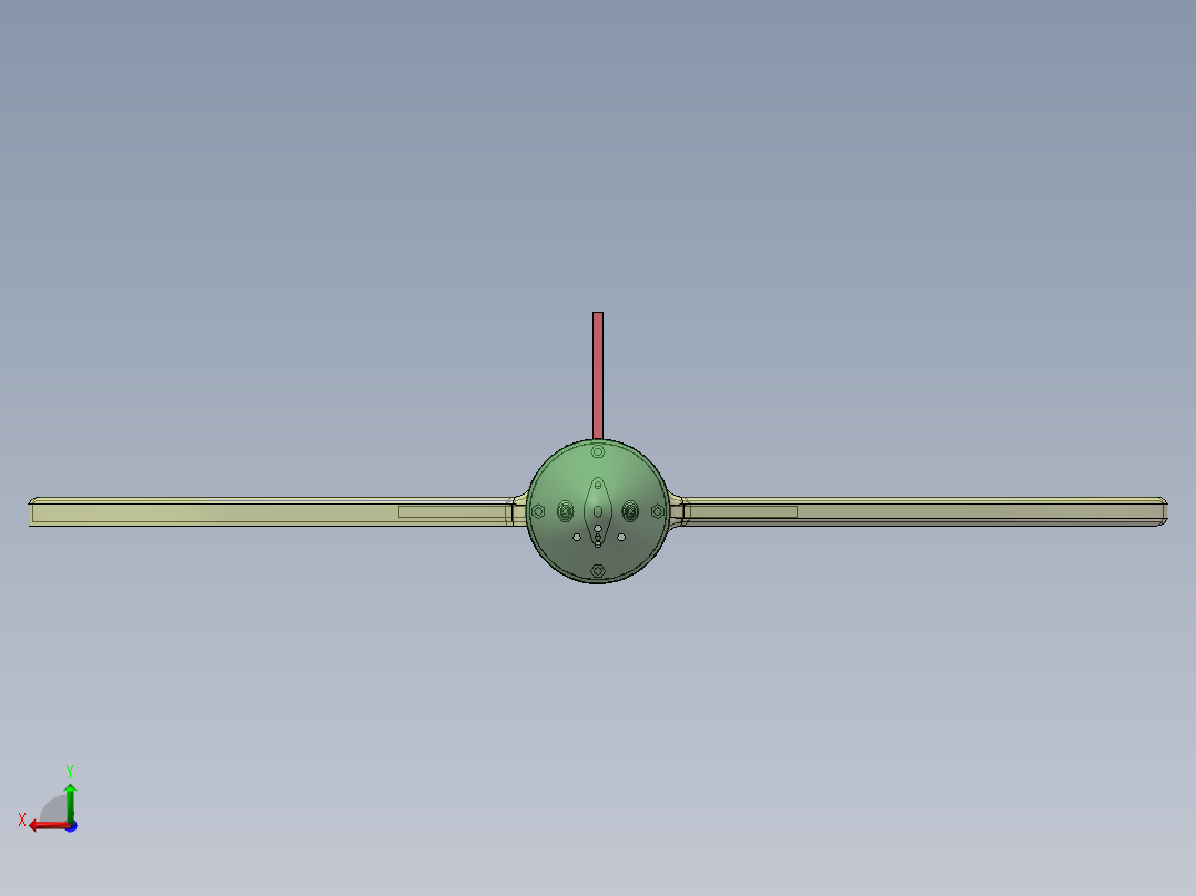 水下滑翔机建模仿真出图含三维+CAD1039898后视图