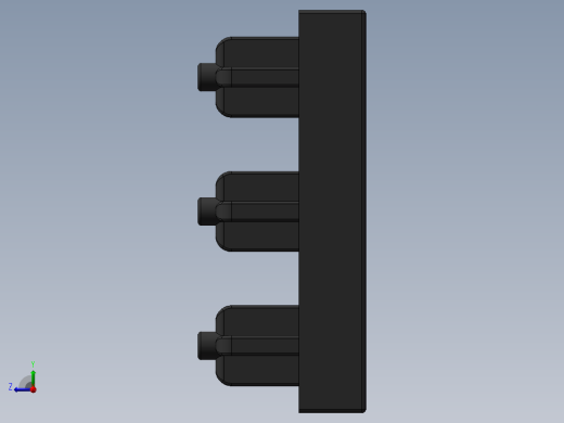 型材盖 30x30右视缩略图