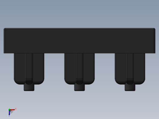 型材盖 30x30俯视缩略图