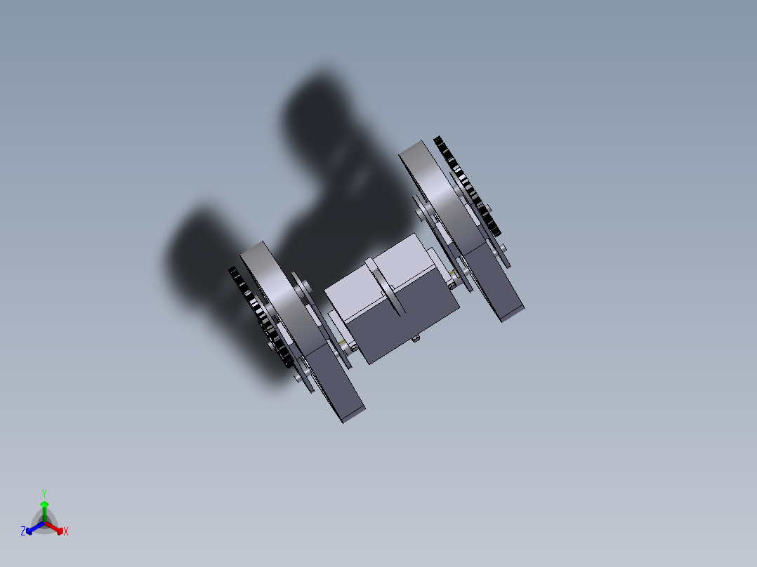 履带机械手SW三维图==1442698==50正等轴测图