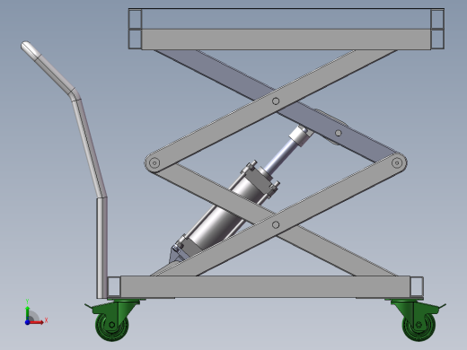 气动升降平台前视缩略图