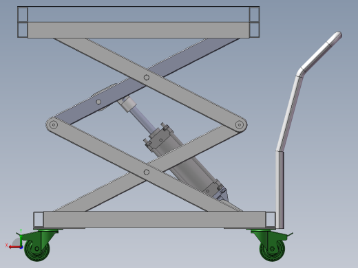气动升降平台后视缩略图