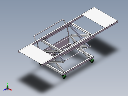 气动升降平台正等轴测缩略图