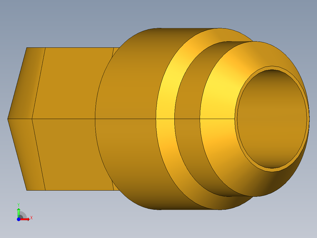 扩口式工业通用硬管接头45Deg Elbow 159F-8-4前视图