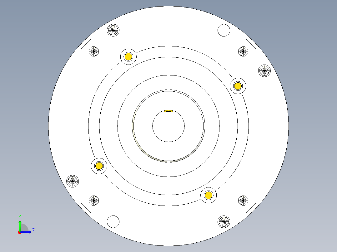 直齿孔PLE160-L3 22-110-145-M8.stp左视图