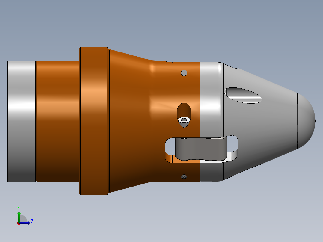 TOOL 锁紧装置 1000左视图