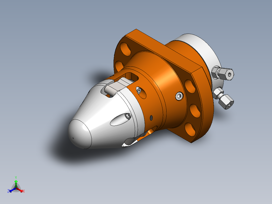 TOOL 锁紧装置 1000正等轴测图
