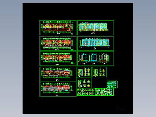 几套多层住宅施工图