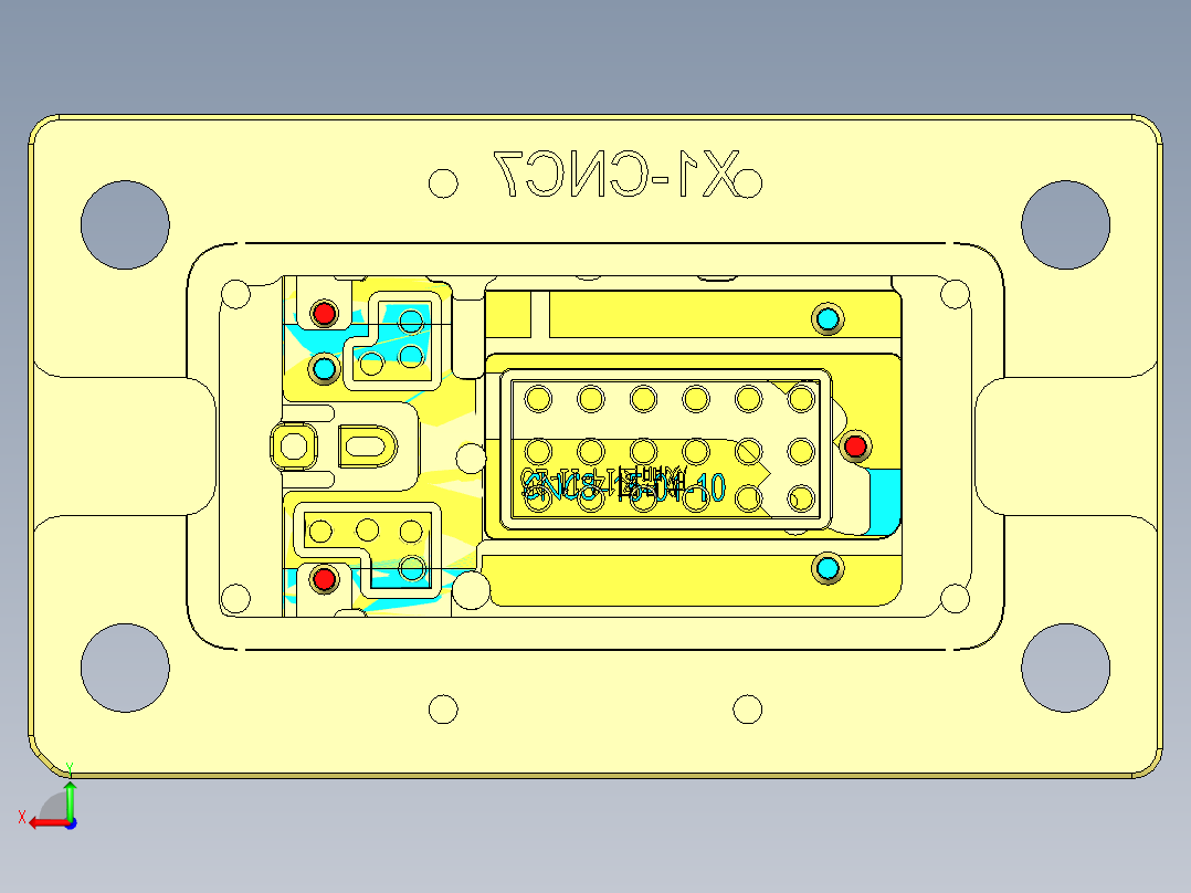 X1-CNC8笔记本CNC工装夹具三维模型-0112后视图