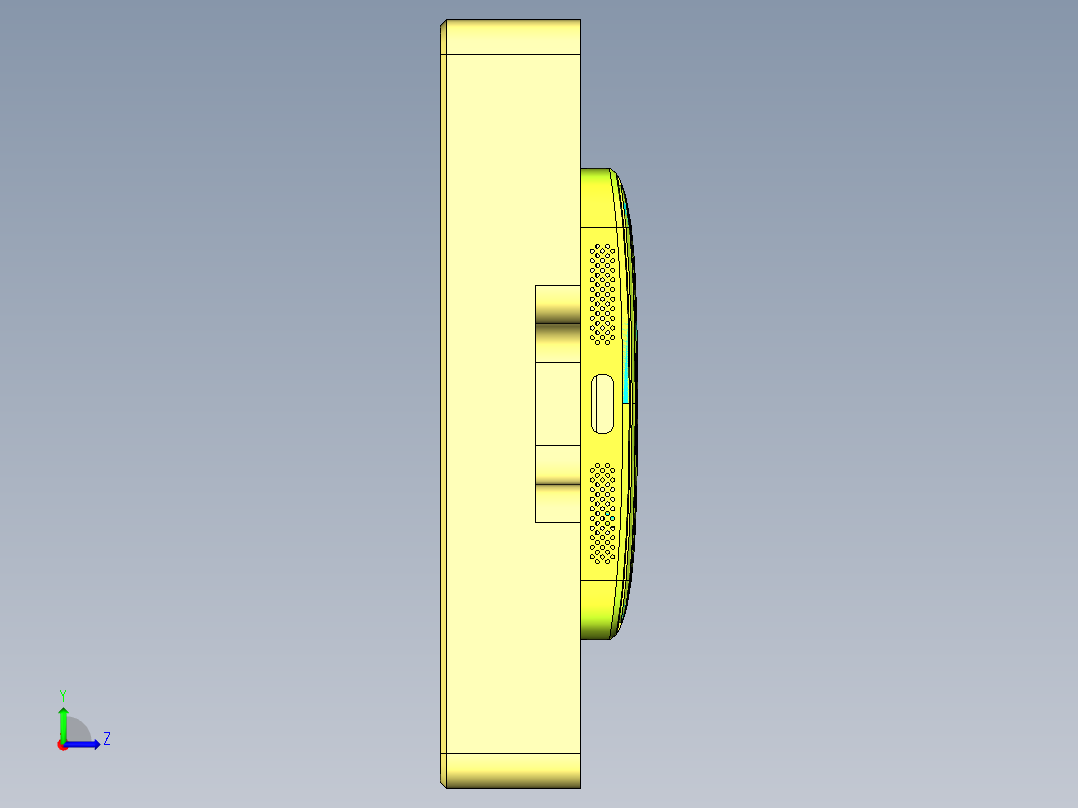 X1-CNC8笔记本CNC工装夹具三维模型-0112左视图