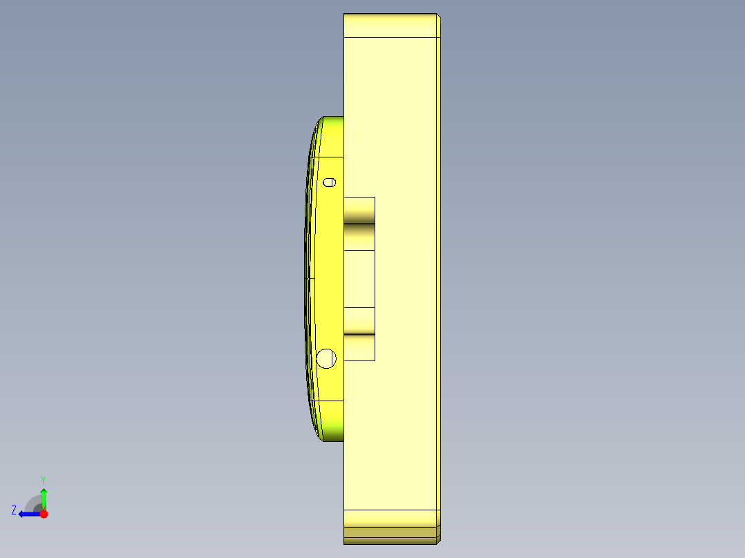 X1-CNC8笔记本CNC工装夹具三维模型-0112右视图