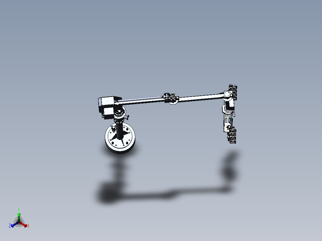 钣金件的助力搬运机械手sw20正等轴测图