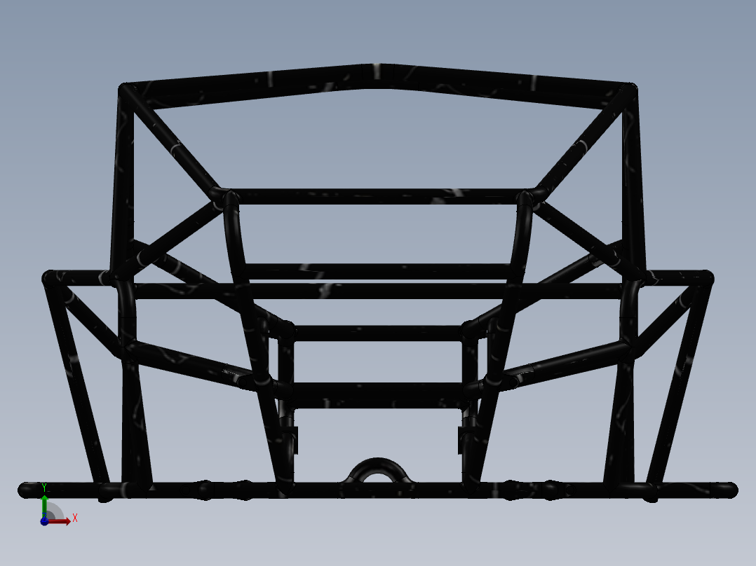 A0002589-越野车防翻滚架前视图