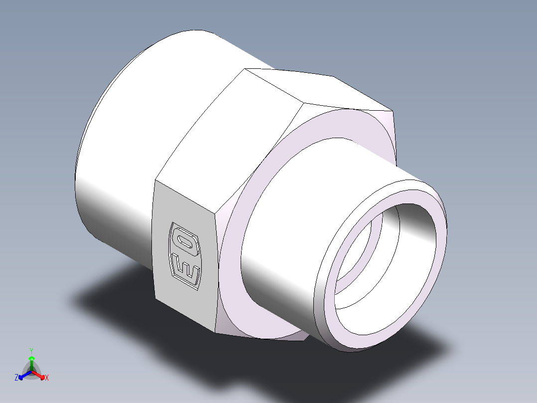 直通变径-GR、1D-24-30主视图