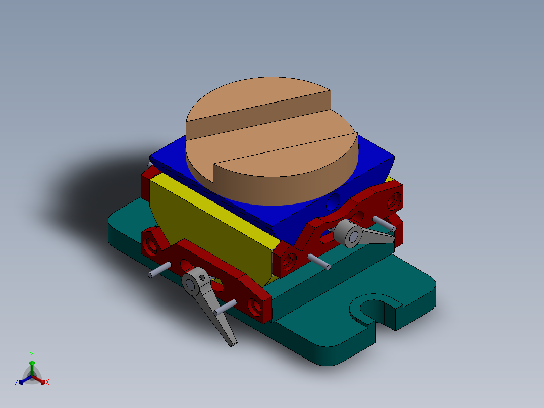 A3003910-工具夹设计正等轴测图
