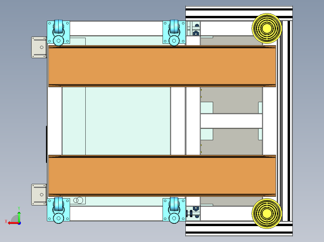 全自动螺母埋植机后视图