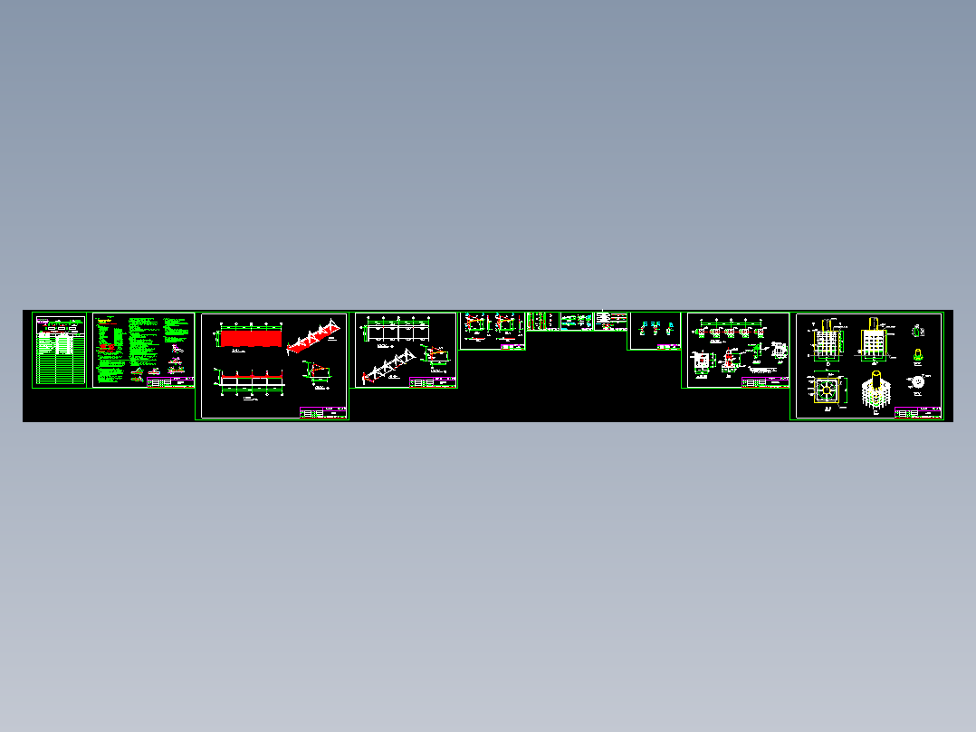 汽车充电站全套施工图