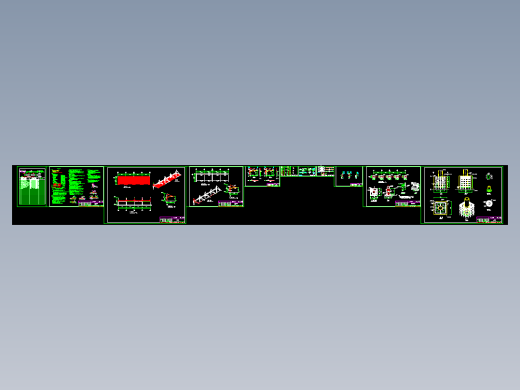 汽车充电站全套施工图