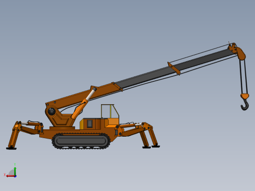 蜘蛛式起重机后视缩略图