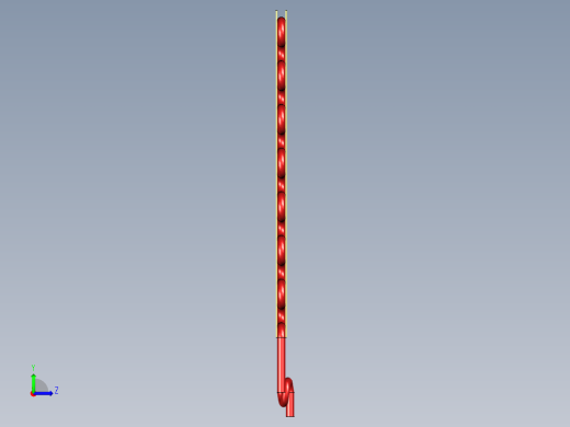 散热管左视缩略图