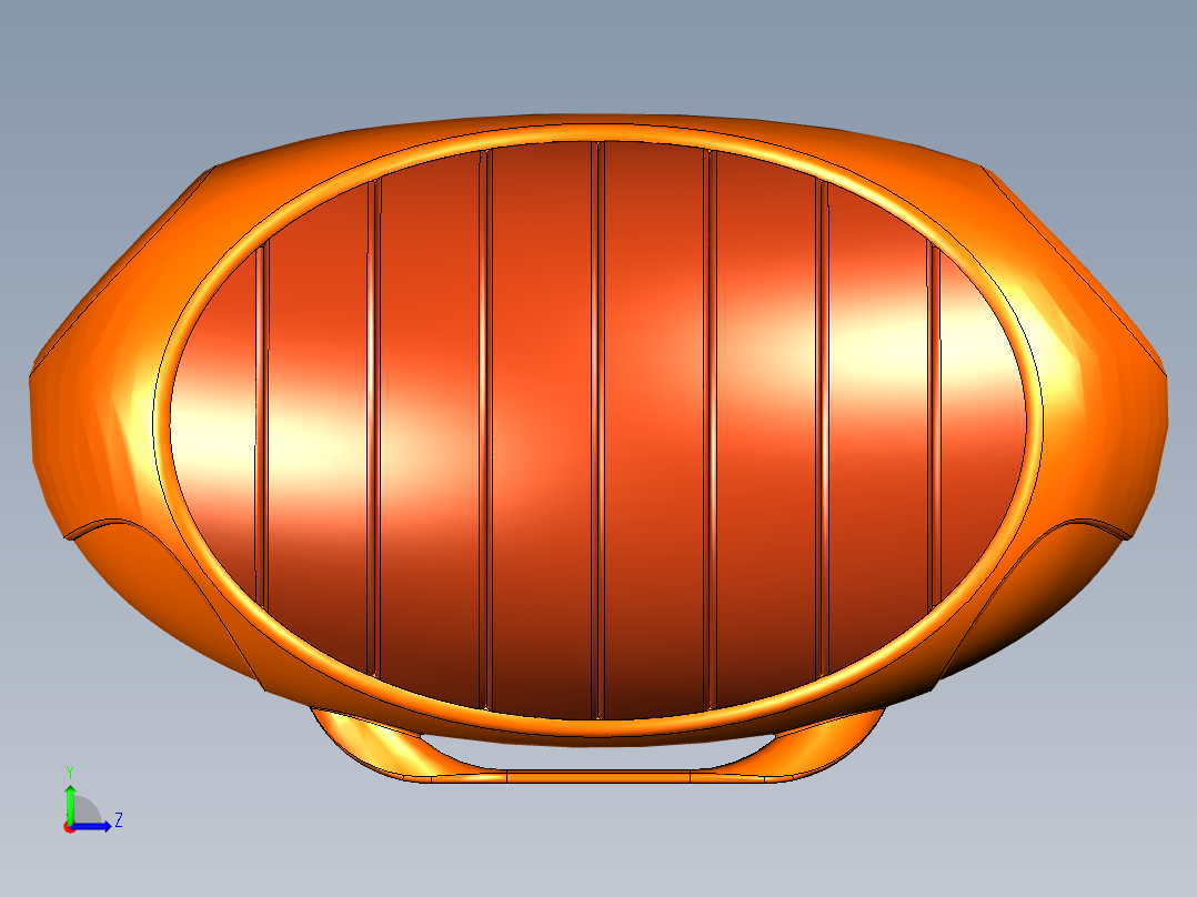 渔业养殖浮球左视图