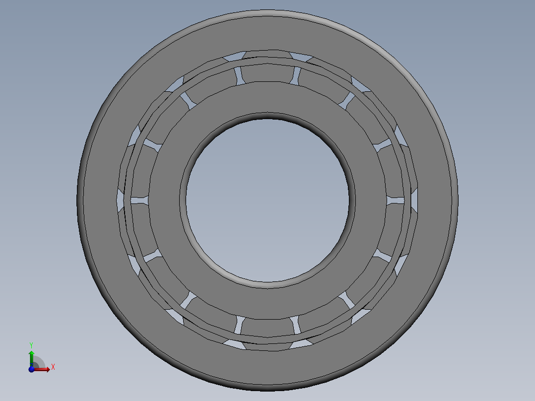 轴承NJ_202_ECP_SKF前视图