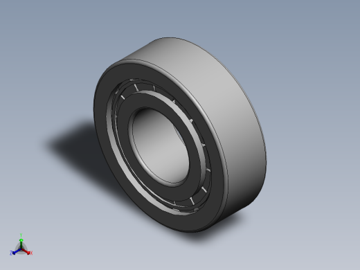 轴承NJ_202_ECP_SKF正等轴测缩略图
